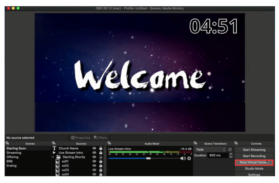 OBS VirtualCam