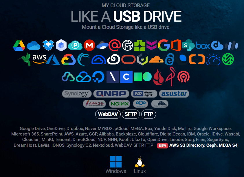RaiDrive 다운로드 | 레이드라이브 클라우드 연결 사용법