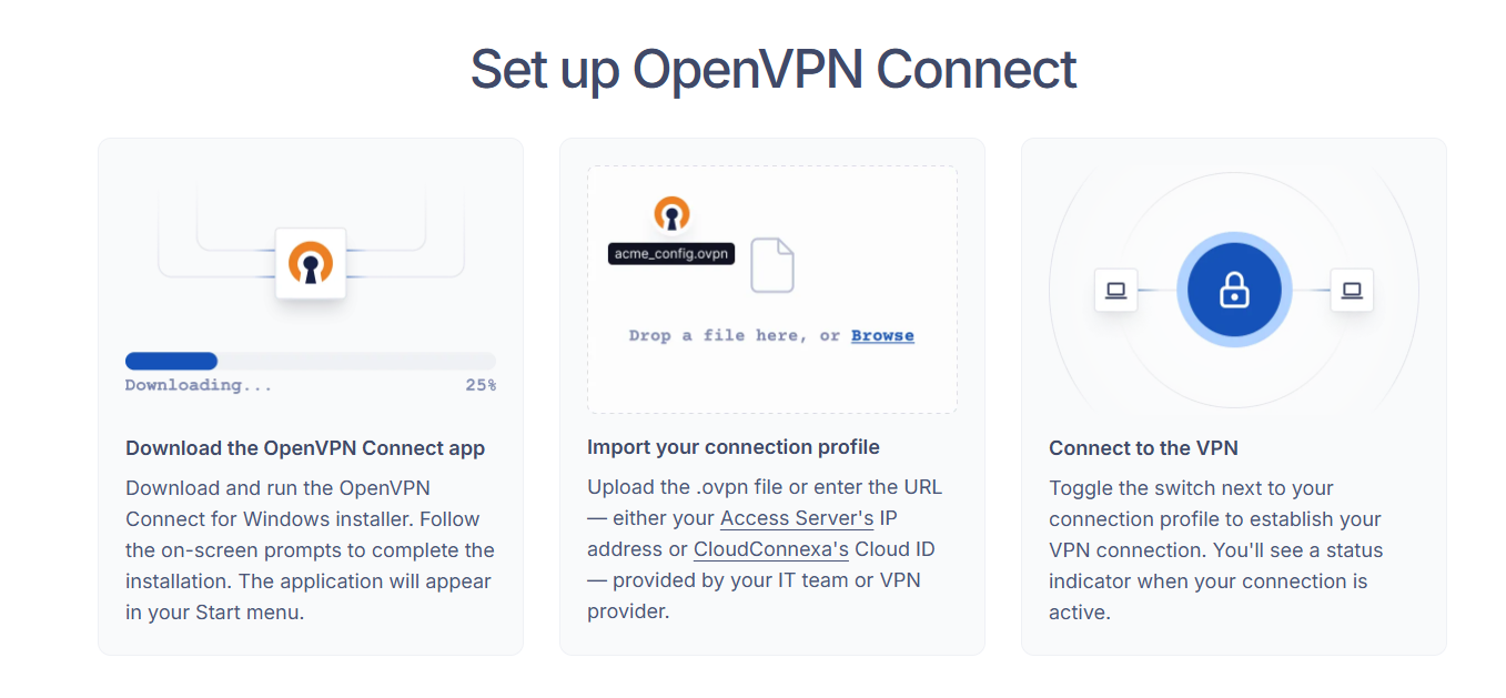 OpenVPN Connect 다운로드 | 설치 클라이언트 서버 사용법 