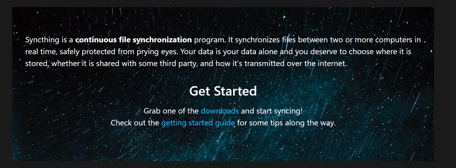 Syncthing 다운로드 | 안드로이드
