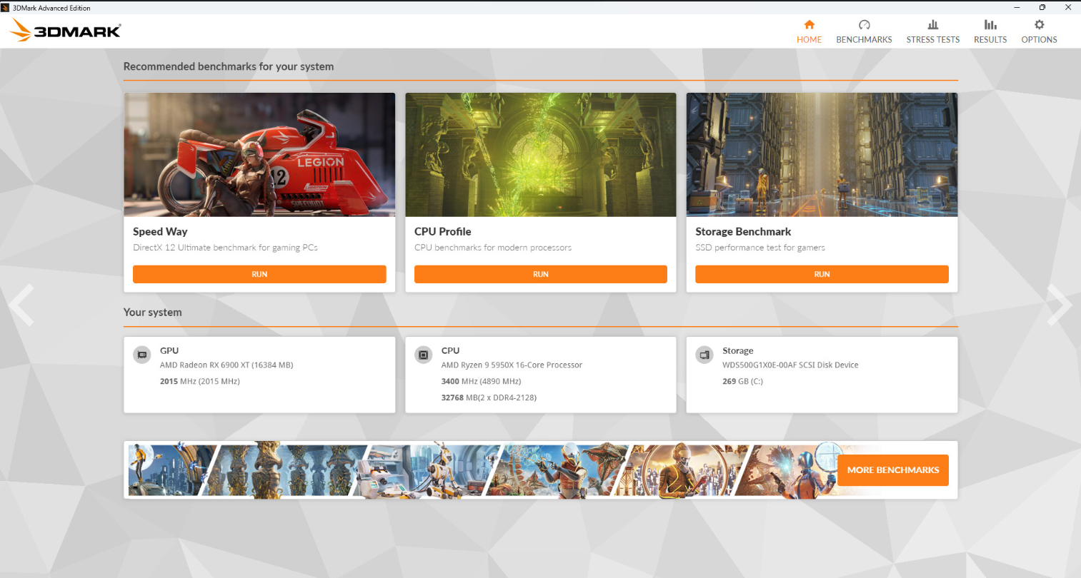 3DMark | 무료 다운로드 점수표 cpu 보는법